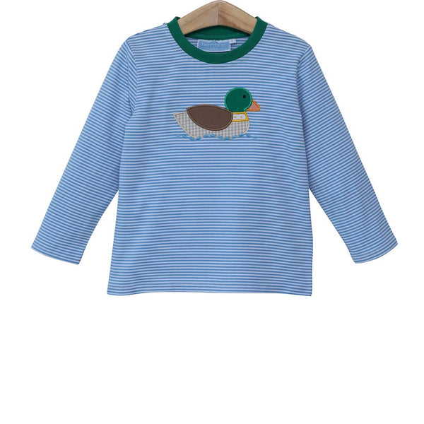 Trotter St Kids duck applique t-shirt