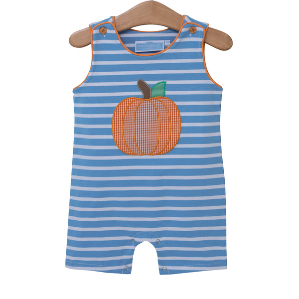 Trotter St Kids pumpkin applique jon jon