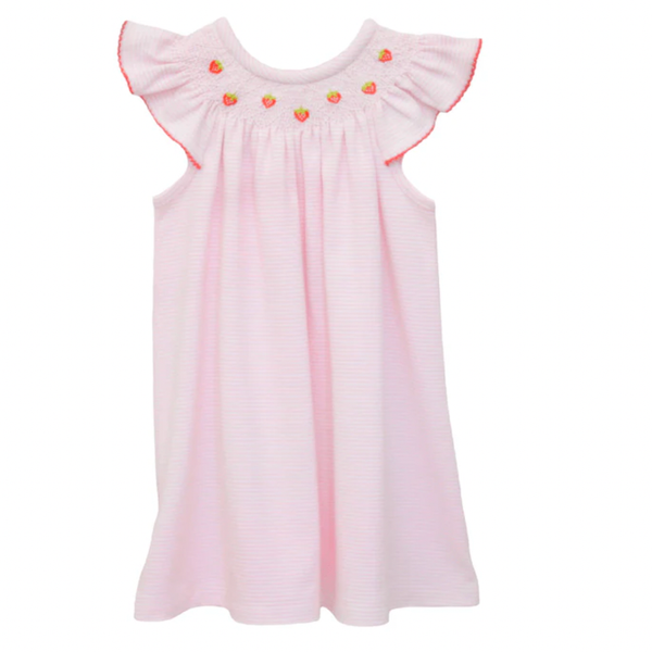 Zuccini kids strawberry smocked dress
