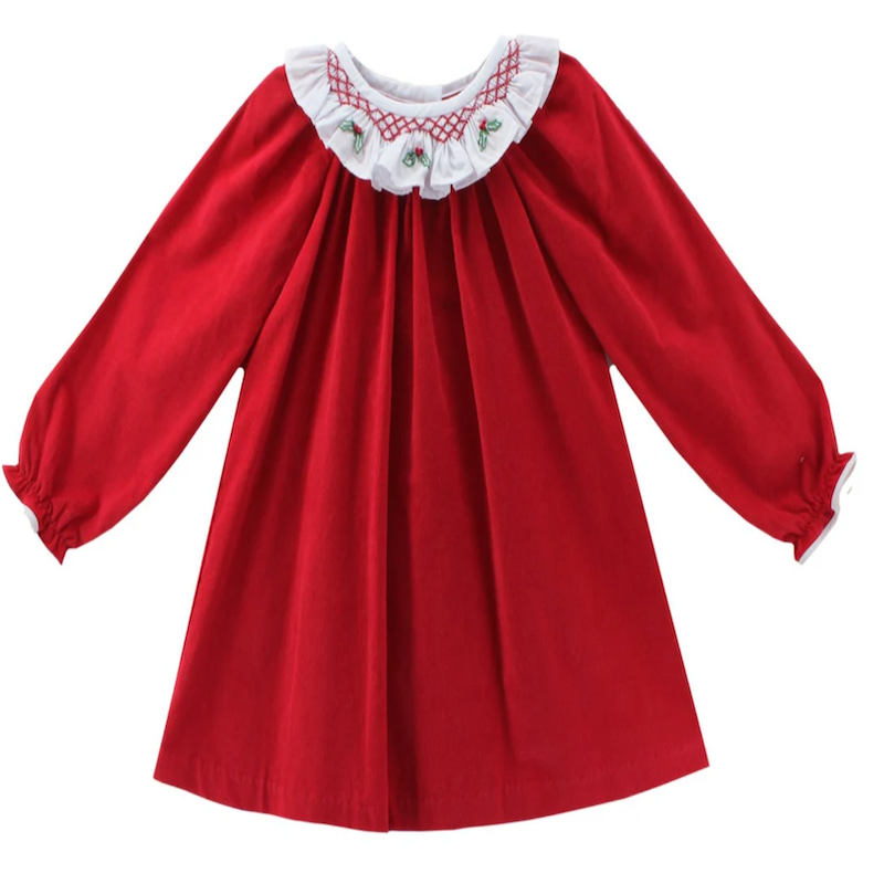 Zuccini Kids Hollie's Scarlett dress, red cord